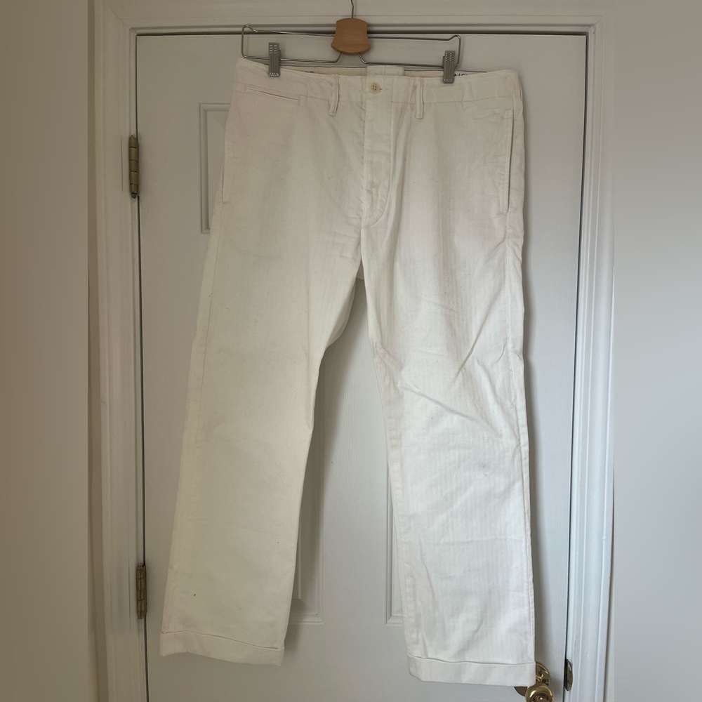 Ralph Lauren Double RL White Chinos